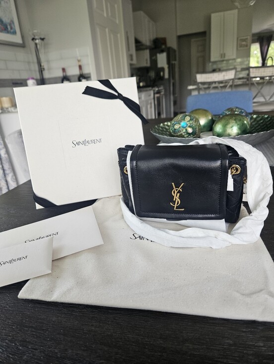 Saint Laurent Handbags - ***SOLD***Saint Laurent Black Mini Nolita Bag NWT
